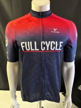Awesome mens large Cuore cycling jersey